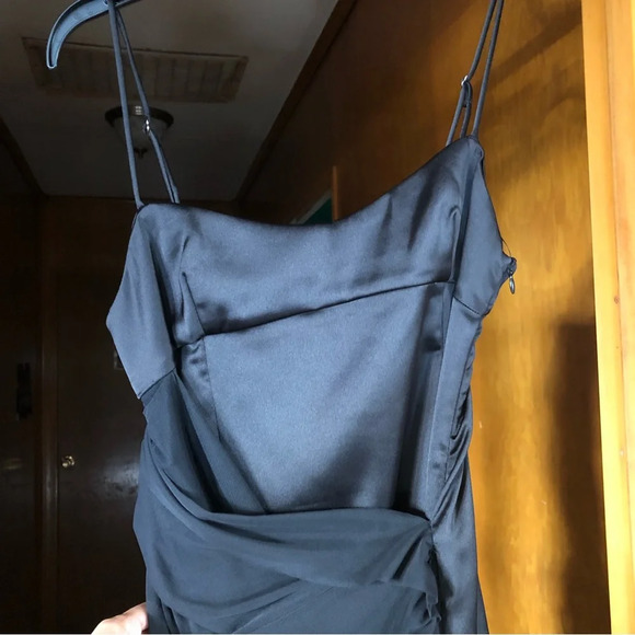 ZARA COMBINATION DRAPED DRESS - Picture 12 of 13